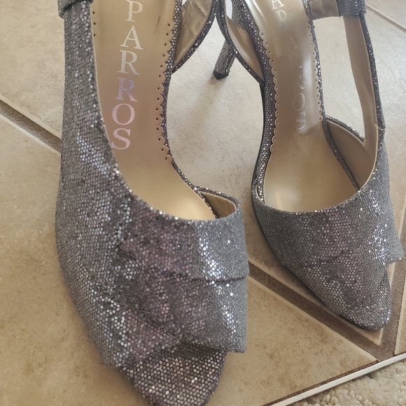 Blue sparkle heels - Picture 2 of 4